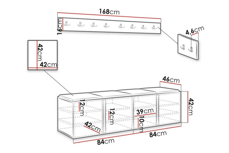 Dunvegan Highboard - Brun - Förvaring - Förvaringsmöbler - Byrå