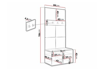 Dunvegan Highboard - Brun - Förvaring - Förvaringsmöbler - Byrå