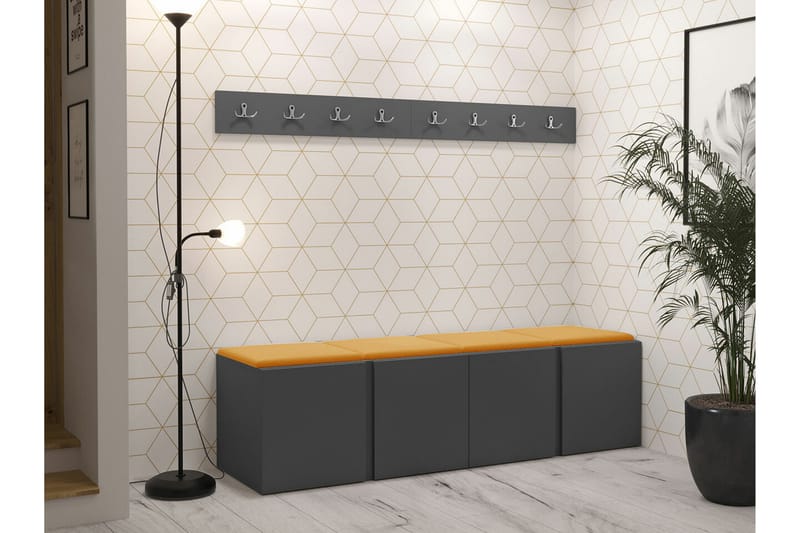 Dunvegan Highboard Grafitgrå - Förvaring - Förvaringsmöbler - Byrå