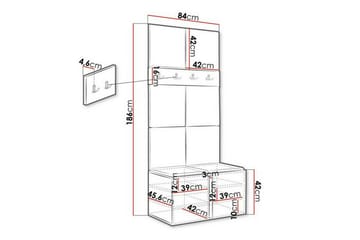 Dunvegan Highboard Graphite - Förvaring - Förvaringsmöbler - Byrå