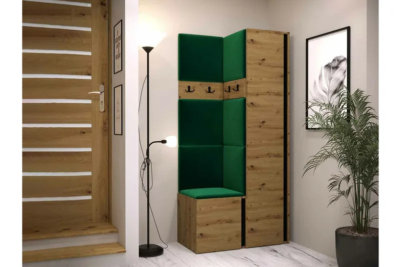 Dunvegan Highboard Green/Brown - Förvaring - Förvaringsmöbler - Byrå