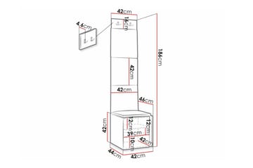 Dunvegan Highboard - Svart - Förvaring - Förvaringsmöbler - Byrå