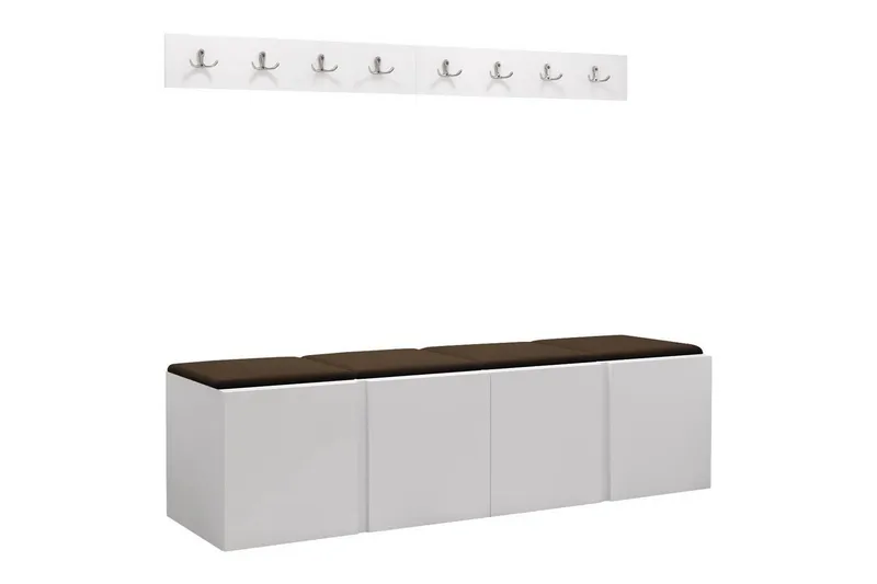 Dunvegan Highboard, Vit