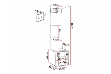 Dunvegan Highboard - Vit - Förvaring - Förvaringsmöbler - Byrå