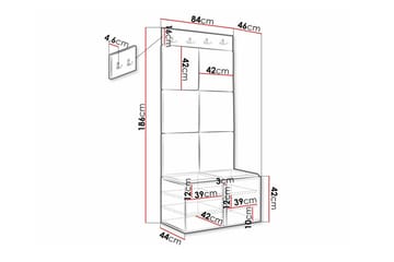 Dunvegan Highboard White - Förvaring - Förvaringsmöbler - Byrå