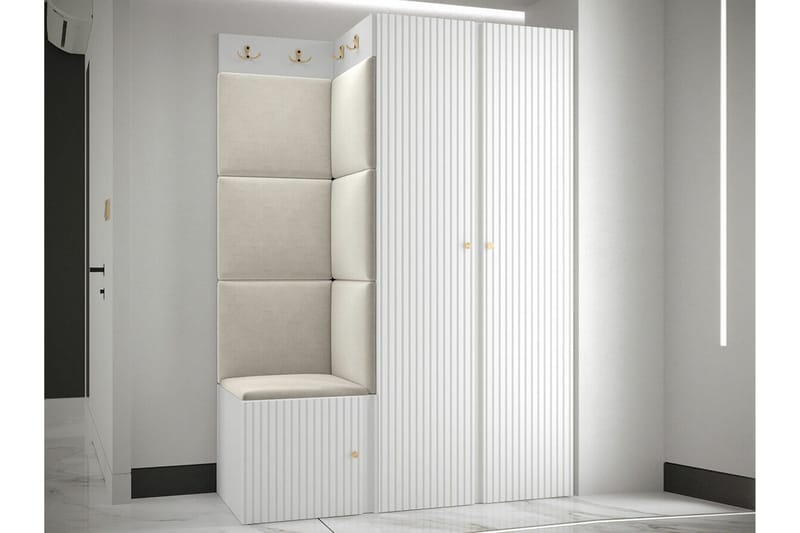 Dunvegan Highboard White - Förvaring - Förvaringsmöbler - Byrå