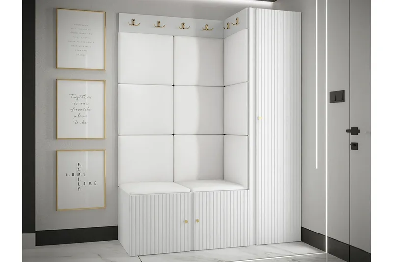 Dunvegan Highboard White - Förvaring - Förvaringsmöbler - Byrå