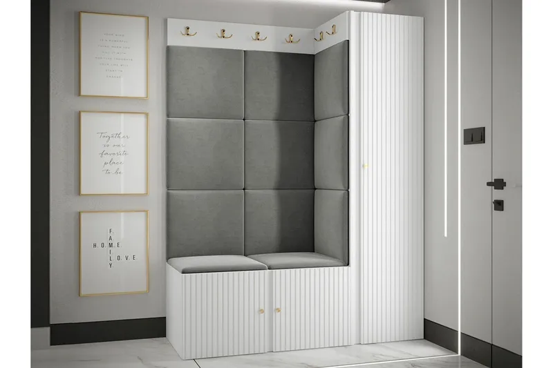 Dunvegan Highboard White - Förvaring - Förvaringsmöbler - Byrå