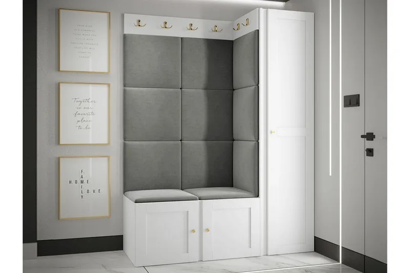 Dunvegan Highboard White - Förvaring - Förvaringsmöbler - Byrå