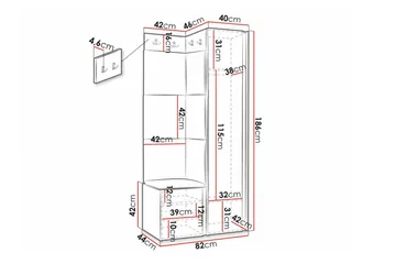 Dunvegan Highboard White - Förvaring - Förvaringsmöbler - Byrå
