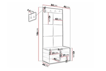 Dunvegan Highboard White - Förvaring - Förvaringsmöbler - Byrå