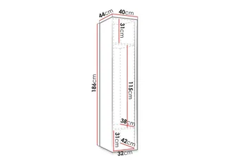 Dunvegan Highboard White - Förvaring - Förvaringsmöbler - Byrå