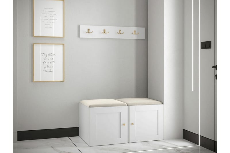 Dunvegan Highboard White - Förvaring - Förvaringsmöbler - Byrå