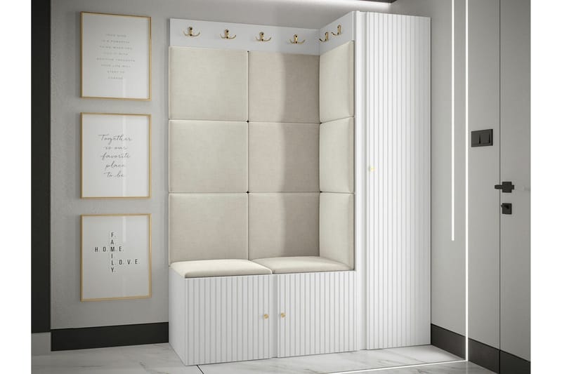 Dunvegan Highboard White - Förvaring - Förvaringsmöbler - Byrå