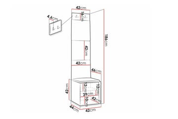 Dunvegan Highboard White - Förvaring - Förvaringsmöbler - Byrå