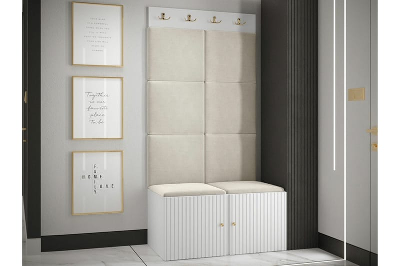 Dunvegan Highboard White - Förvaring - Förvaringsmöbler - Byrå