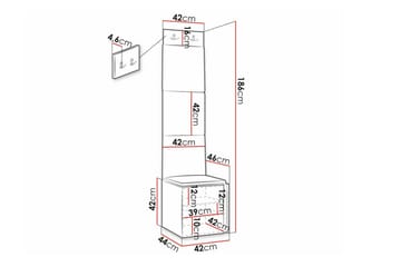 Dunvegan Highboard White - Förvaring - Förvaringsmöbler - Byrå