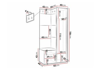 Dunvegan Highboard White - Förvaring - Förvaringsmöbler - Byrå