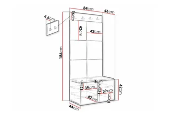 Dunvegan Highboard White - Förvaring - Förvaringsmöbler - Byrå