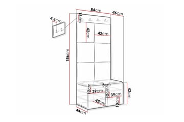Dunvegan Highboard White - Förvaring - Förvaringsmöbler - Byrå