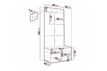 Dunvegan Highboard White - Förvaring - Förvaringsmöbler - Byrå
