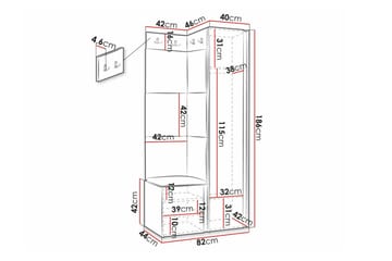 Dunvegan Highboard White - Förvaring - Förvaringsmöbler - Byrå