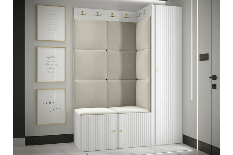 Dunvegan Highboard White - Förvaring - Förvaringsmöbler - Byrå