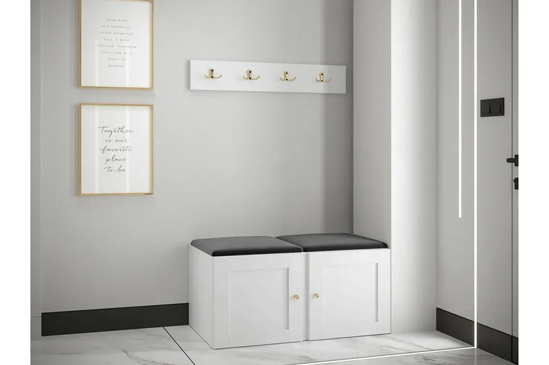 Dunvegan Highboard White - Förvaring - Förvaringsmöbler - Byrå