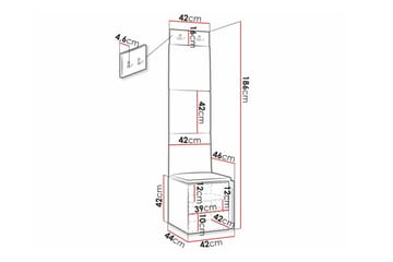 Dunvegan Highboard White - Förvaring - Förvaringsmöbler - Byrå