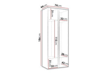 Dunvegan Highboard White - Förvaring - Förvaringsmöbler - Byrå