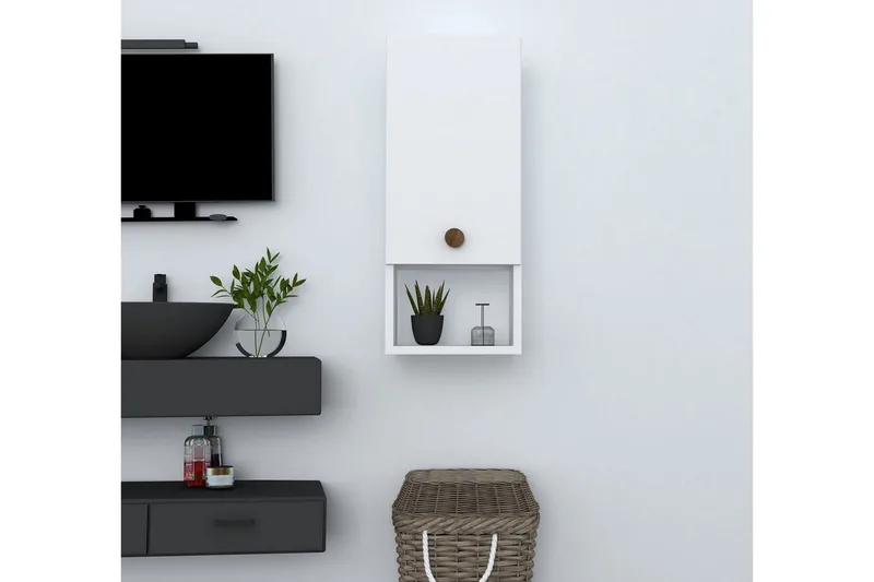 Estephen Badrumsskåp 71 cm - Vit - Förvaring - Badrumsförvaring & tvättstuga inredning - Badrumsskåp