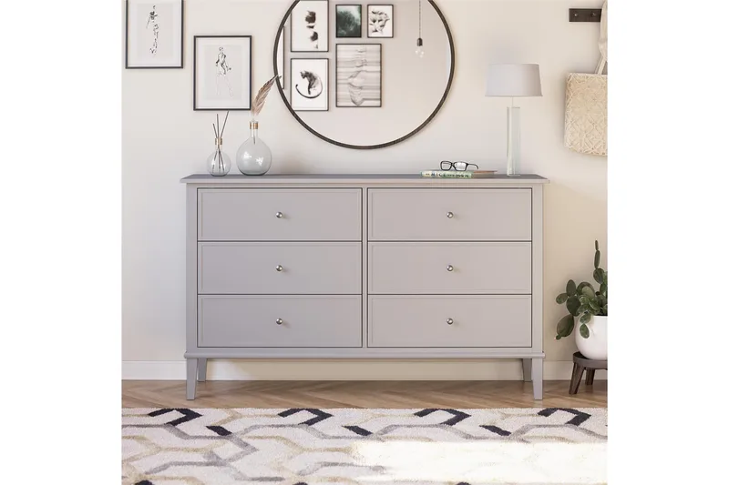 Evgeni Byrå 6 lådor - Grå - Förvaring - Förvaringsmöbler - Byrå