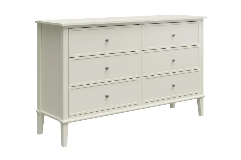 Evgeni Byrå 6 lådor - Vit - Förvaring - Förvaringsmöbler - Byrå