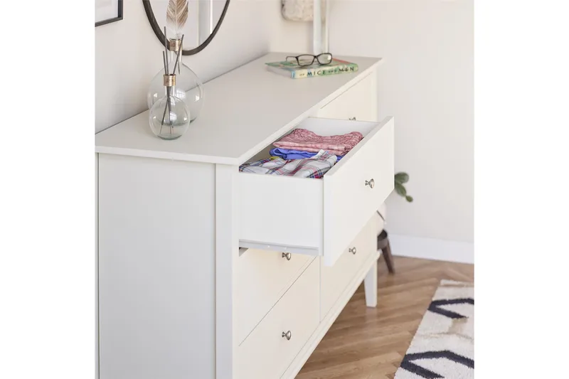 Evgeni Byrå 6 lådor - Vit - Förvaring - Förvaringsmöbler - Byrå