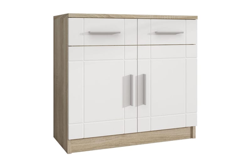 FALESTI Byrå 37x69 cm Vit/Natur - Förvaring - Förvaringsmöbler - Byrå