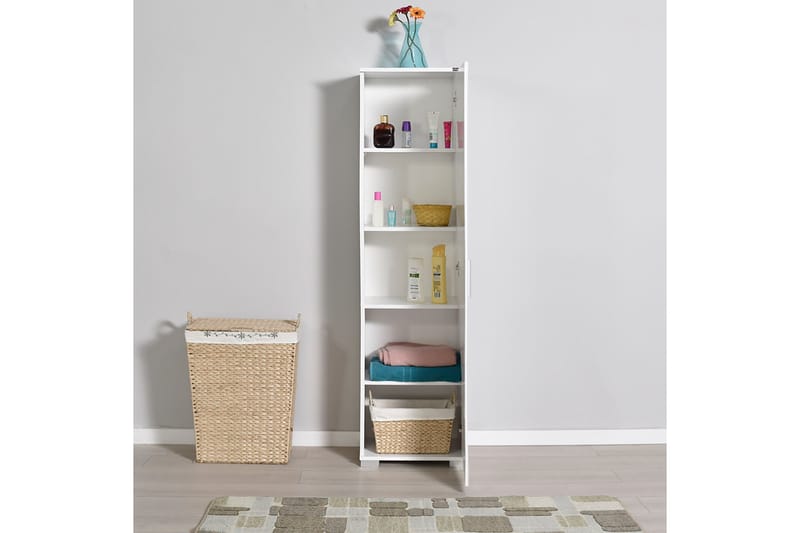Förvaringsskåp 45x169 cm - Vit - Förvaring - Förvaringsmöbler - Byrå