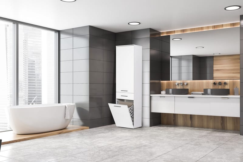 Förvaringsskåp 52x187 cm - Vit - Förvaring - Förvaringsmöbler - Byrå