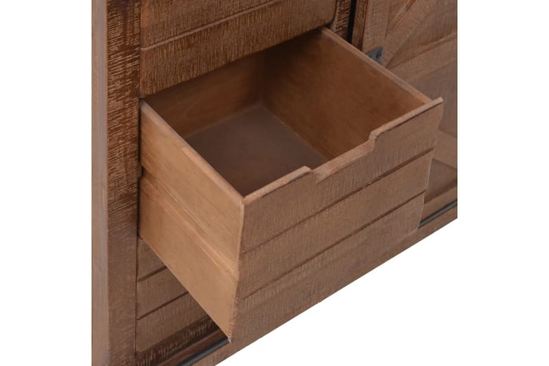 Förvaringsskåp massivt granträ 64x33,5x75 cm brun - Brun - Förvaring - Förvaringsmöbler - Byrå