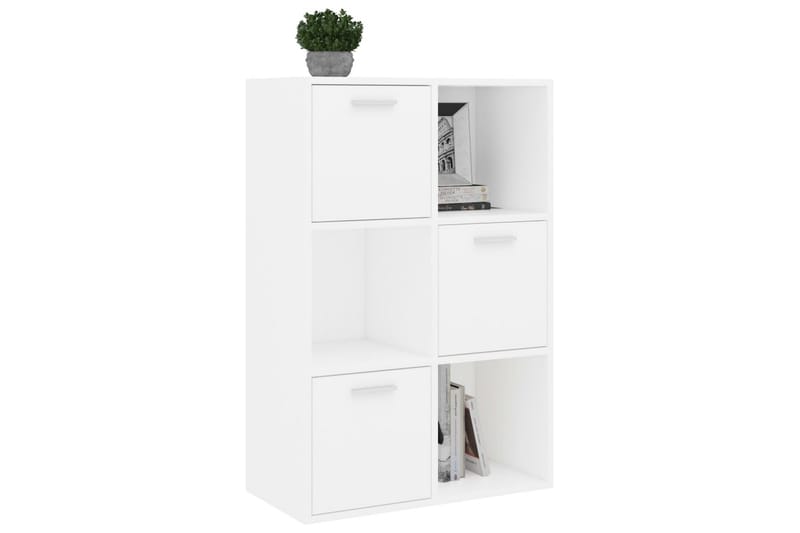 Förvaringsskåp vit 60x29,5x90 cm spånskiva - Vit - Förvaring - Förvaringsmöbler - Byrå