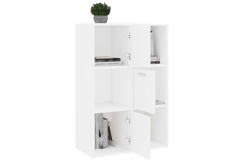 Förvaringsskåp vit 60x29,5x90 cm spånskiva - Vit - Förvaring - Förvaringsmöbler - Byrå