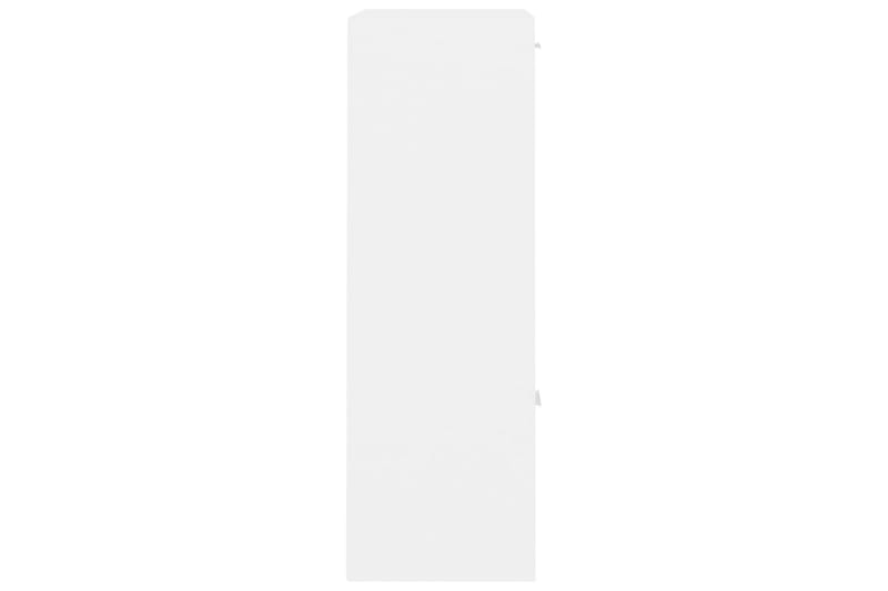 Förvaringsskåp vit 60x29,5x90 cm spånskiva - Vit - Byrå