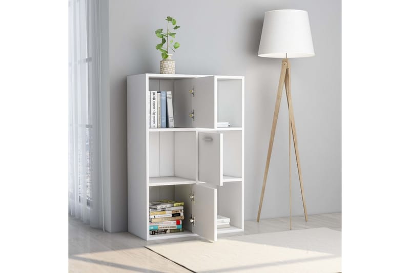 Förvaringsskåp vit 60x29,5x90 cm spånskiva - Vit - Förvaring - Förvaringsmöbler - Byrå