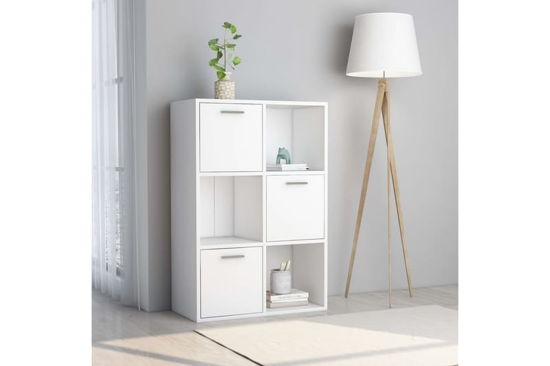 Förvaringsskåp vit 60x29,5x90 cm spånskiva - Vit - Förvaring - Förvaringsmöbler - Byrå