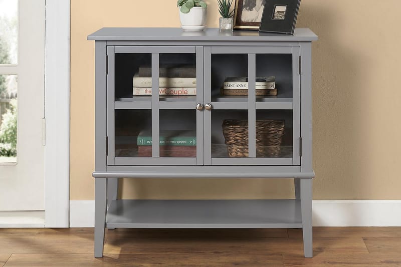 Franklin Förvaringsskåp 80x40 cm Grå - Dorel Home - Förvaring - Förvaringsmöbler - Byrå