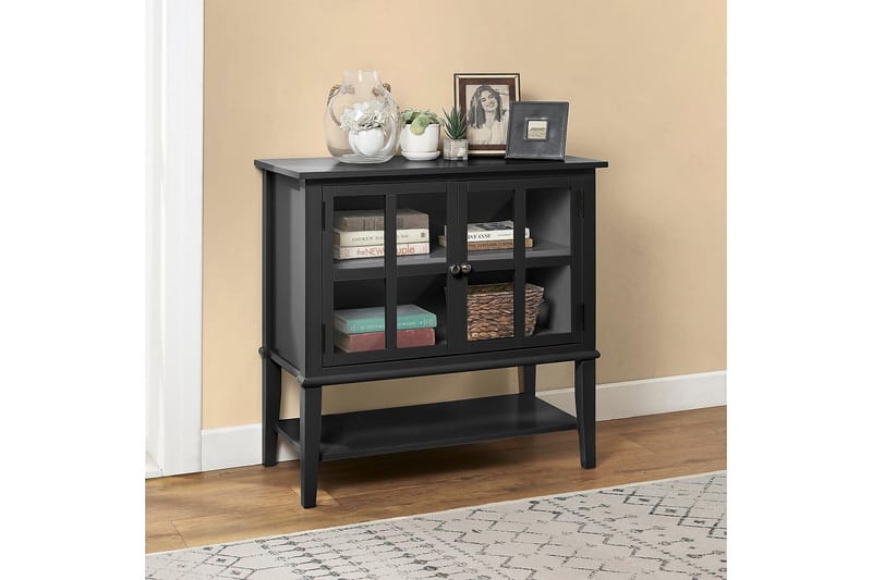 Franklin Förvaringsskåp 80x40 cm Svart - Dorel Home - Förvaring - Förvaringsmöbler - Byrå