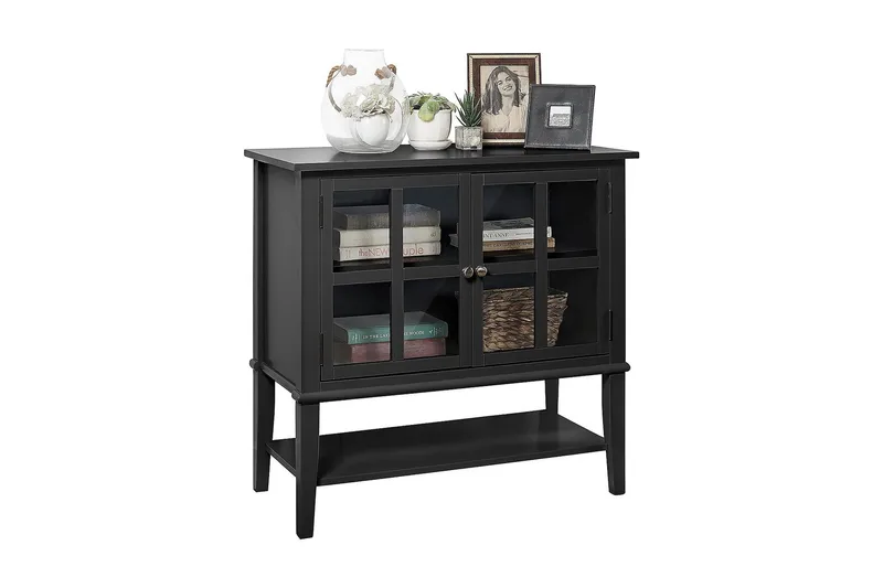 Franklin Förvaringsskåp 80x40 cm Svart - Dorel Home - Förvaring - Förvaringsmöbler - Byrå