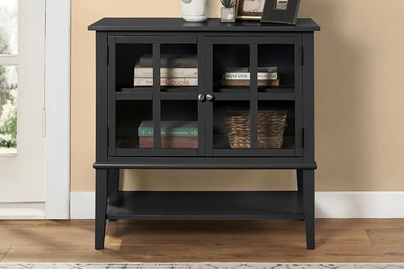 Franklin Förvaringsskåp 80x40 cm Svart - Dorel Home - Förvaring - Förvaringsmöbler - Byrå