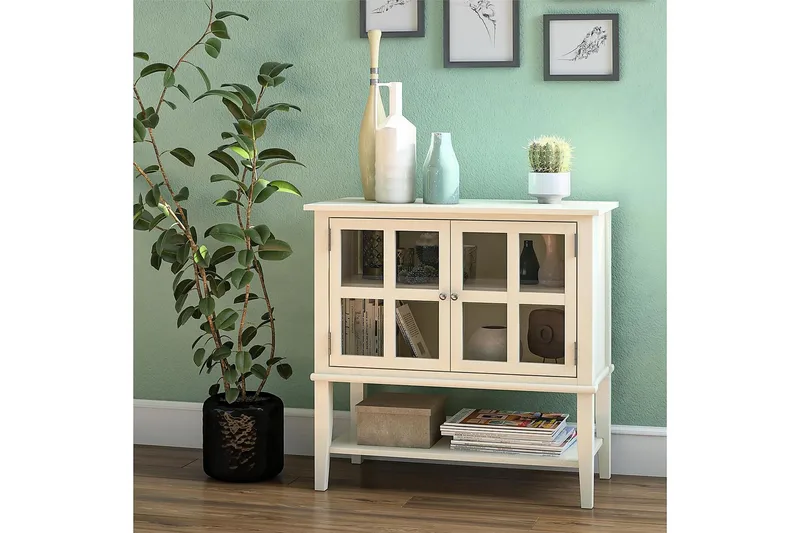 Franklin Förvaringsskåp 80x40 cm Vit - Dorel Home - Förvaring - Förvaringsmöbler - Byrå