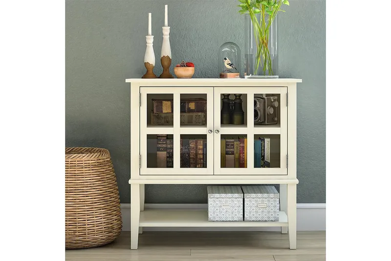 Franklin Förvaringsskåp 80x40 cm Vit - Dorel Home - Förvaring - Förvaringsmöbler - Byrå