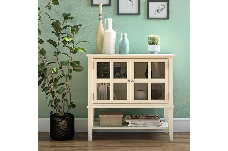 Franklin Förvaringsskåp 80x40 cm Vit - Dorel Home - Förvaring - Förvaringsmöbler - Byrå